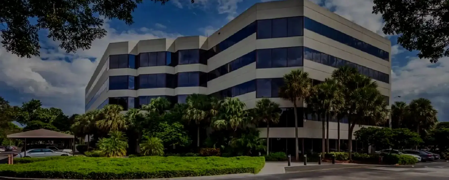 The office building at 2101 W Commercial Boulevard in Fort Lauderdale, where Wolf & Pravato has its offices on the fifteenth floor