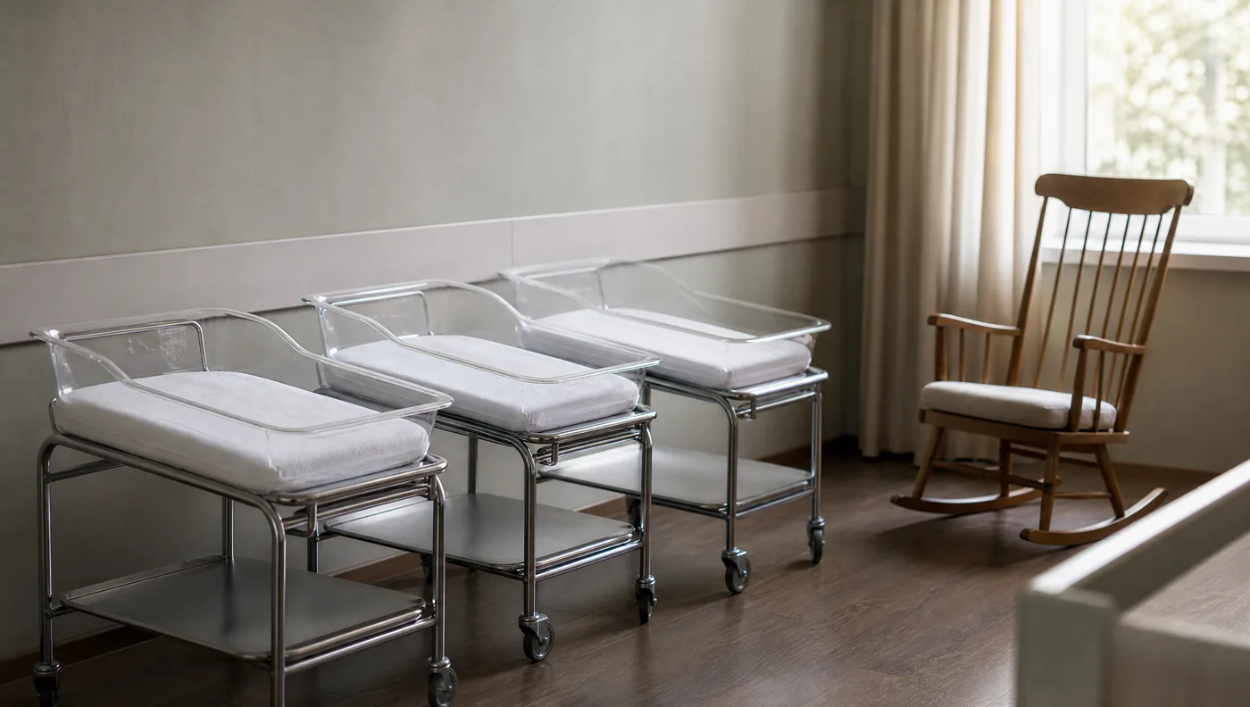 A fetal monitoring strip