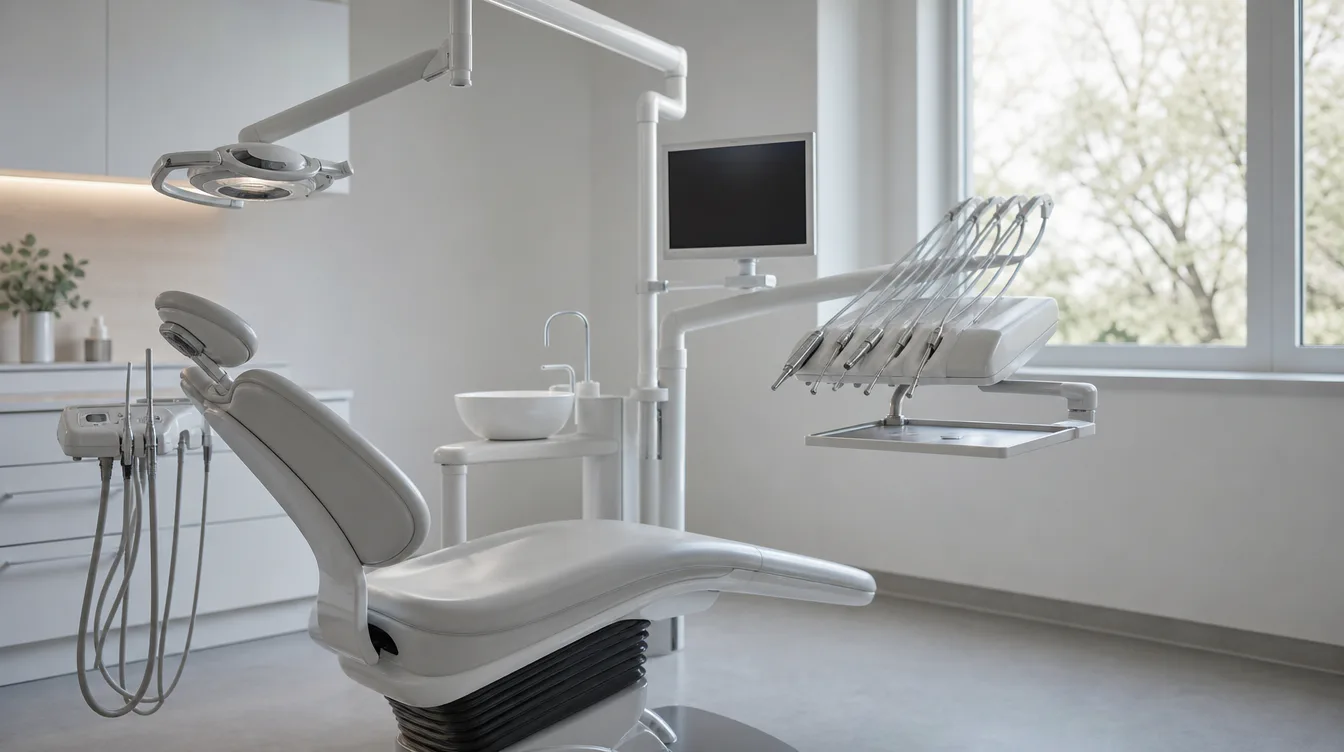 An empty dental operatory of the kind these claims arise in