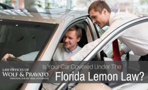 Is Your Car Covered Under The Florida Lemon Law?