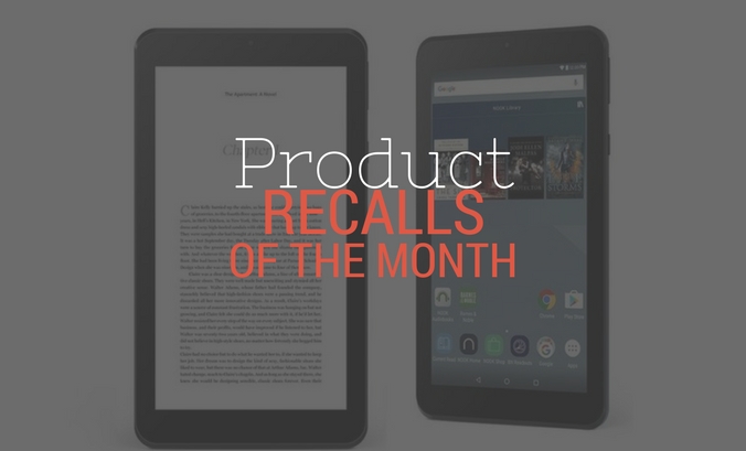 February Product Recalls of the Month