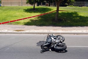 lane splitting on a motorcycle