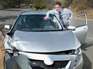 degenerative disc disease by a car accident
