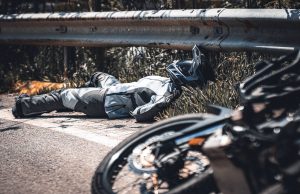 bystanders in a motorcycle crash