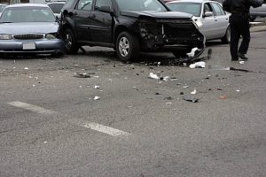 three types of collision in a car accident