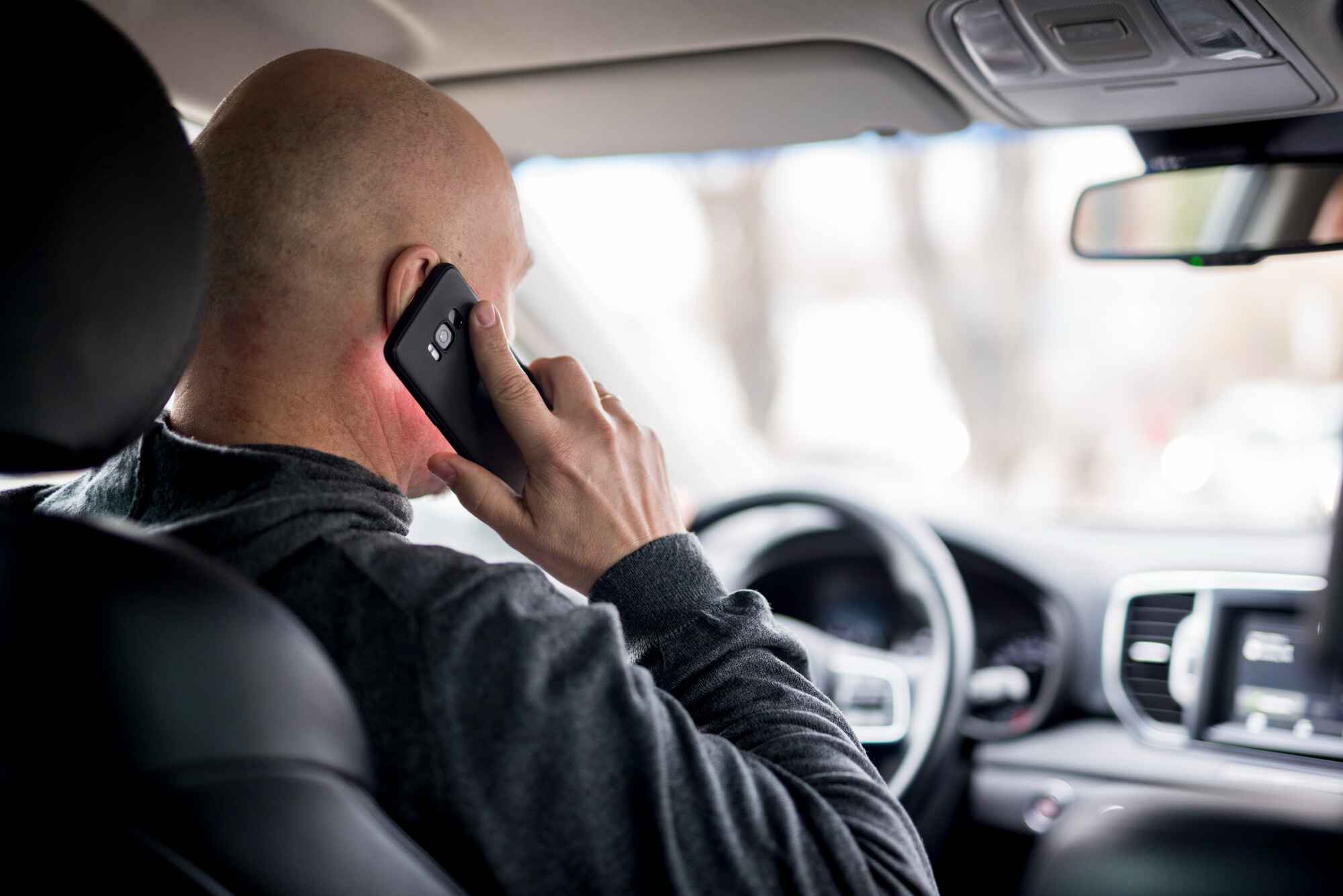 Cell phone distractions leading to car crashes