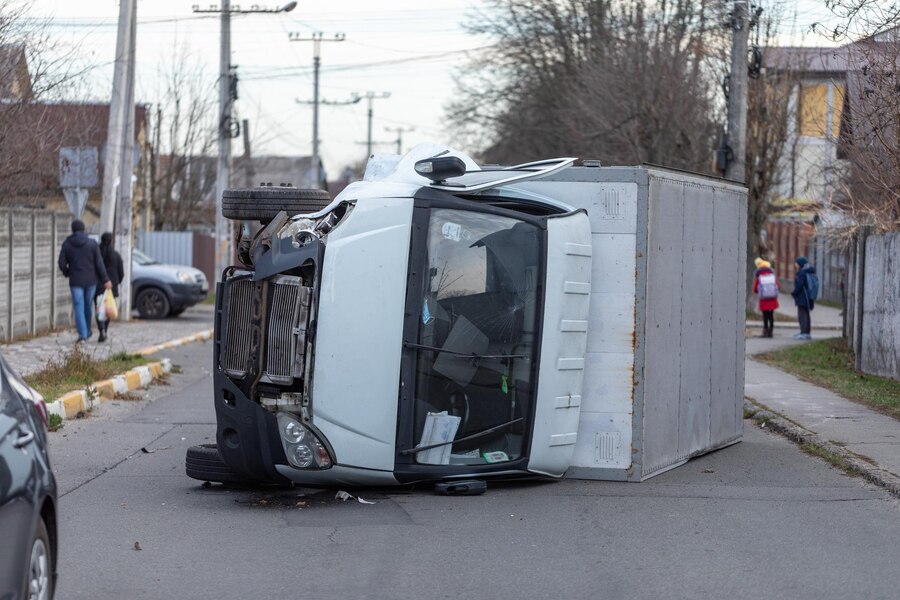 Overloaded Vehicle Accident