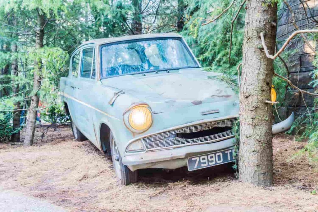 Car Crashes Into Private or Commercial Property