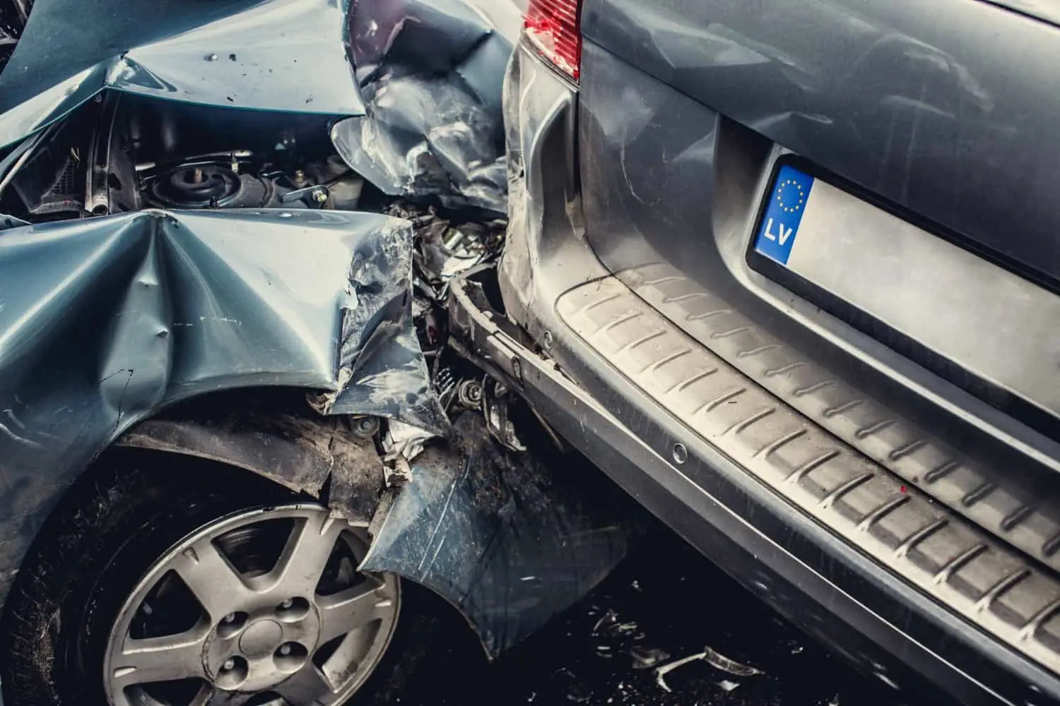 Old Car vs. New Car Crash